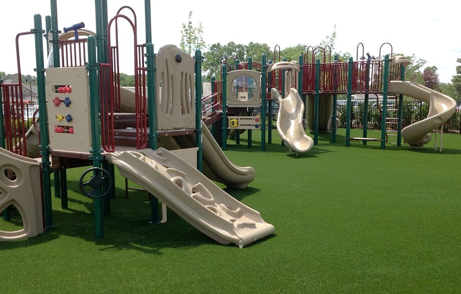 Synthetic Turf Playground and Artificial Grass Playgrounds