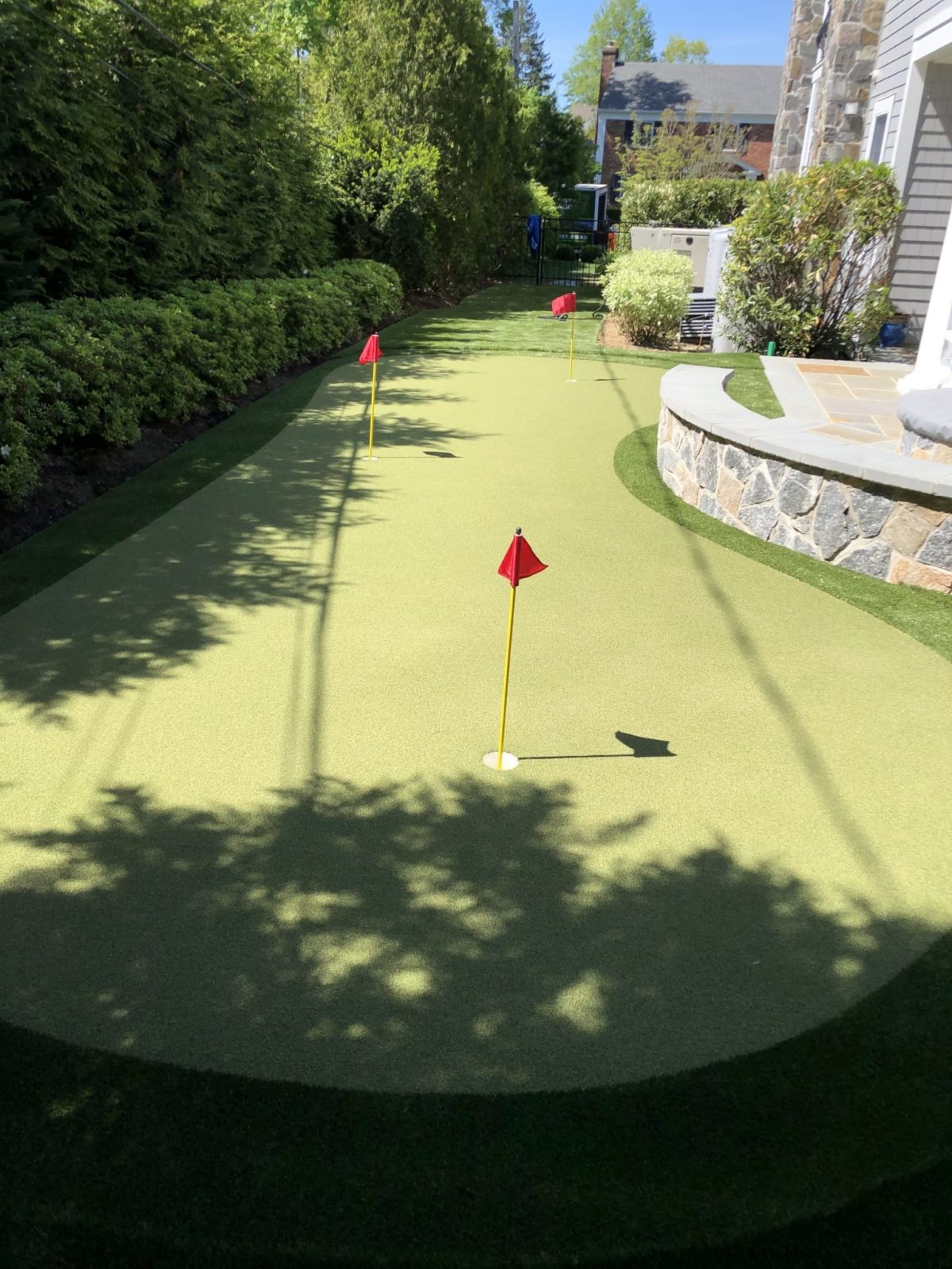 Synthetic Turf Putting Green Backyard Ny Elite Synthetic Surfaces 